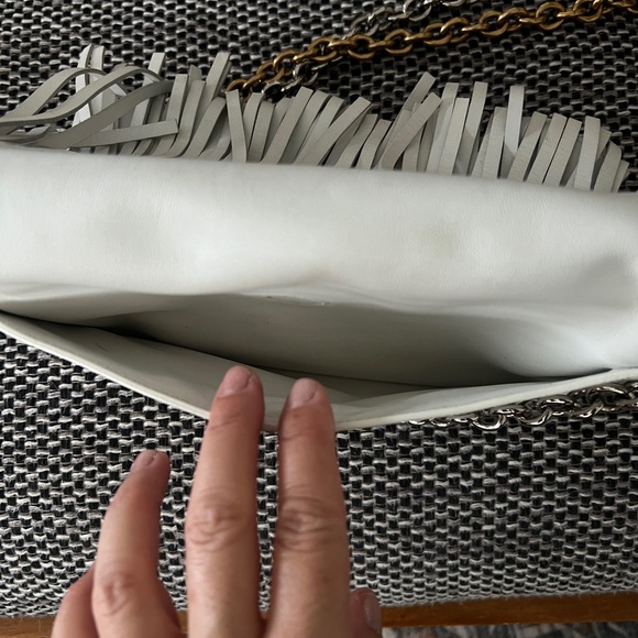 Proenza Schouler white fringed leather crossbody shoulder bag - Picture 10 of 15